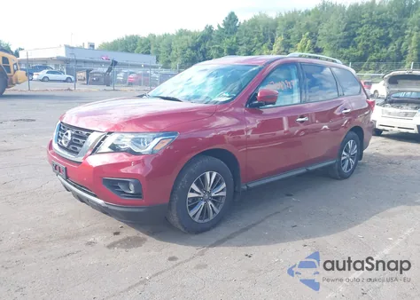 2017 Nissan Pathfinder Sl z USA, uszkodzony, nr VIN 5N1DR2MM8HC623520